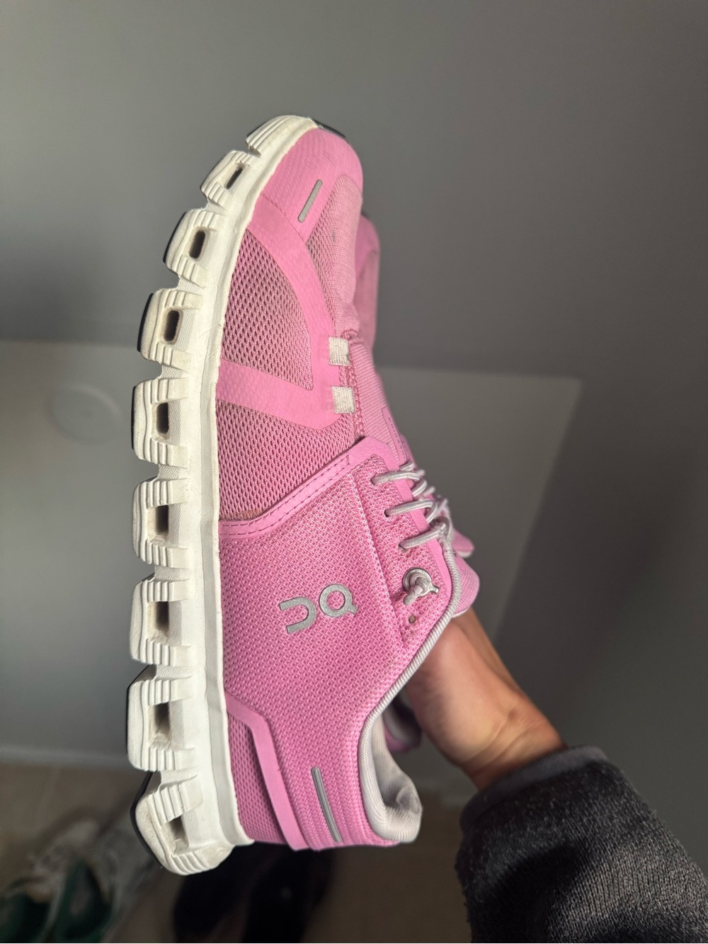On Running Pink Women's Athletic Cloud-Style Trainer